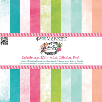 49 & Market Kaleidoscope 12 x 12 Solids Collection Pack