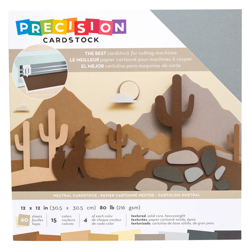 American Crafts Precision Cardstock - Neutrals