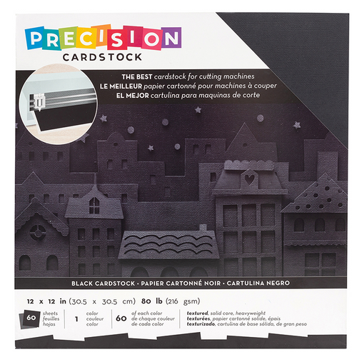 American Crafts Precision Cardstock - Black