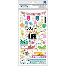 Load image into Gallery viewer, Vicki Boutin - Sweet Rush - The Sweet Life - Foil Chipboard Stickers