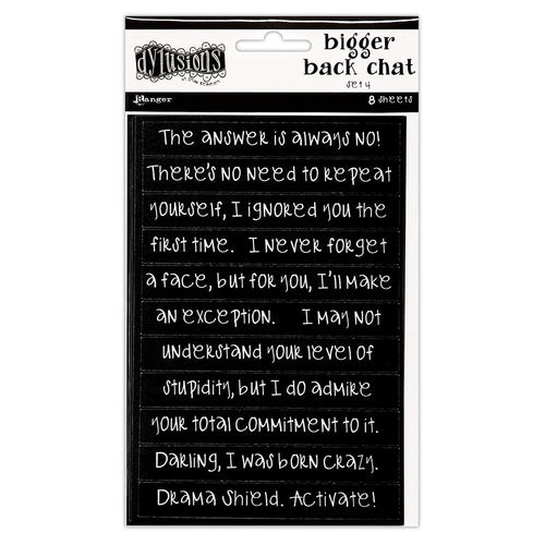 Dylusions By Dyan Revealey - Bigger Back Chat Set 4