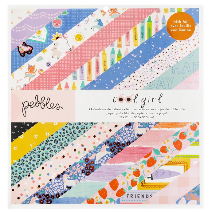 Pebbles Cool Girl Paper Pad