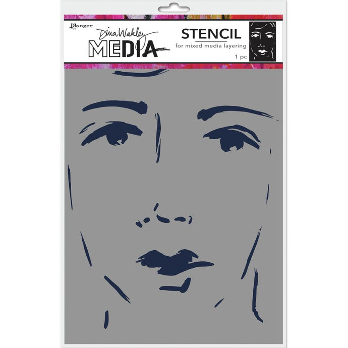 Dina Wakley Media Stencils - She Sees
