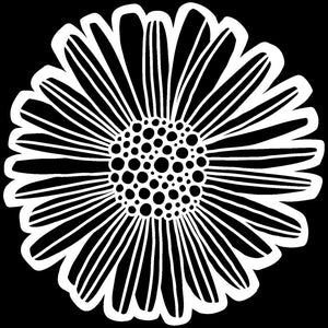 The Crafters Workshop 6 x 6 stencil - Felicia Daisy
