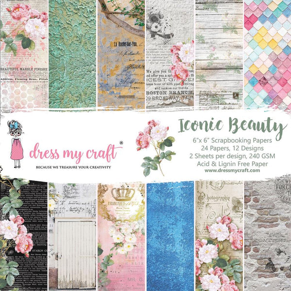 Dress My Craft - Iconic Beauty - Paper Pad