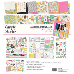 Simple Stories - Lets Get Crafty - Collectors Essential Kit