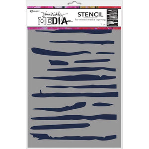 Dina Wakley Media Stencil - Lines
