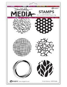 Dina Wakley Stamps - Circle Patterns